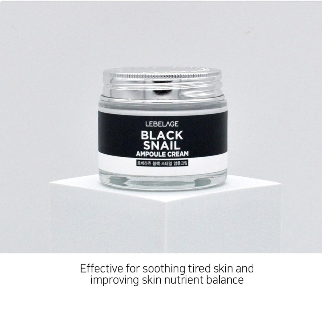 LEBELAGE Black Snail Ampoule Cream 70ml