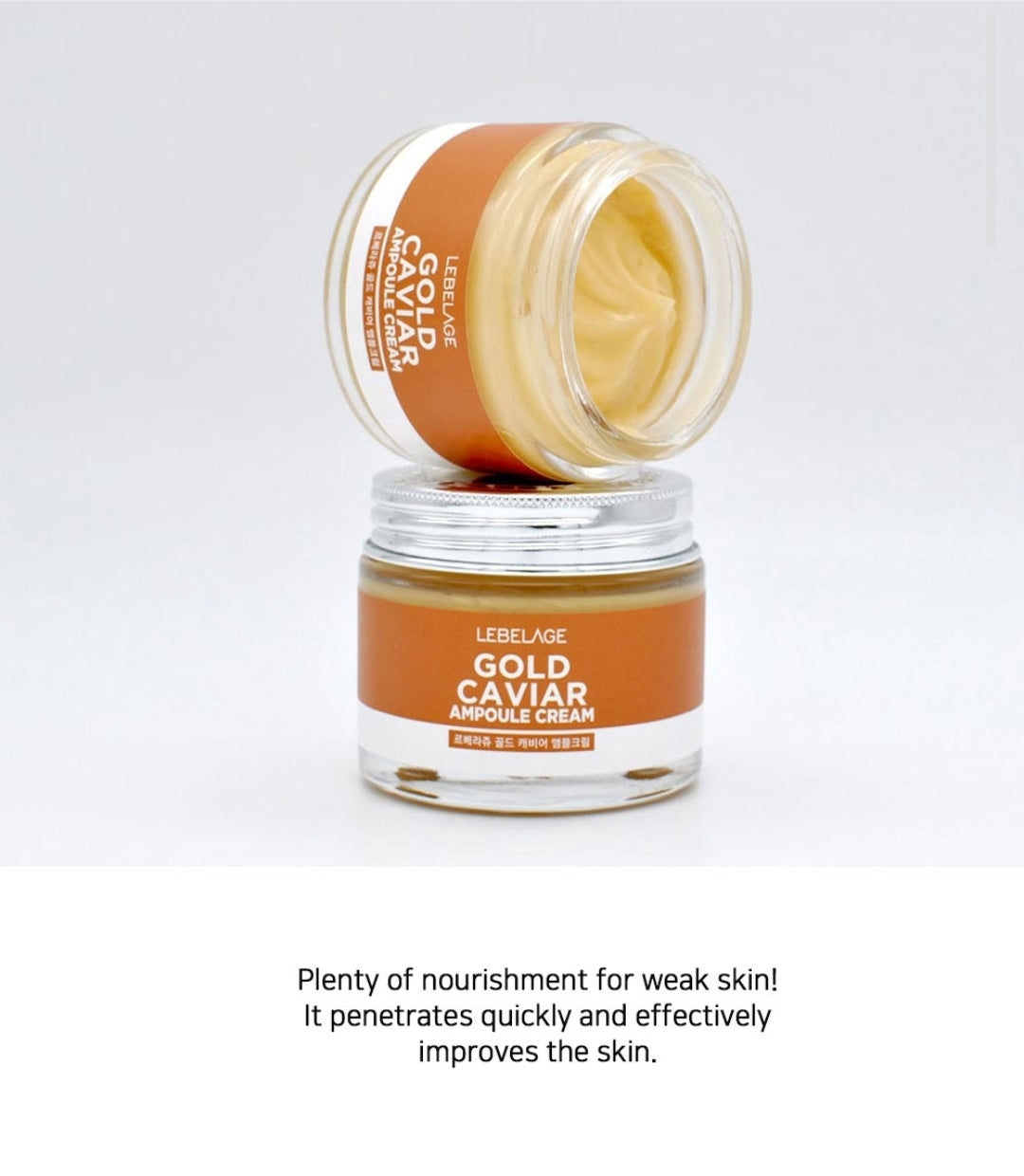 LEBELAGE Gold Caviar Ampoule Cream 70ml