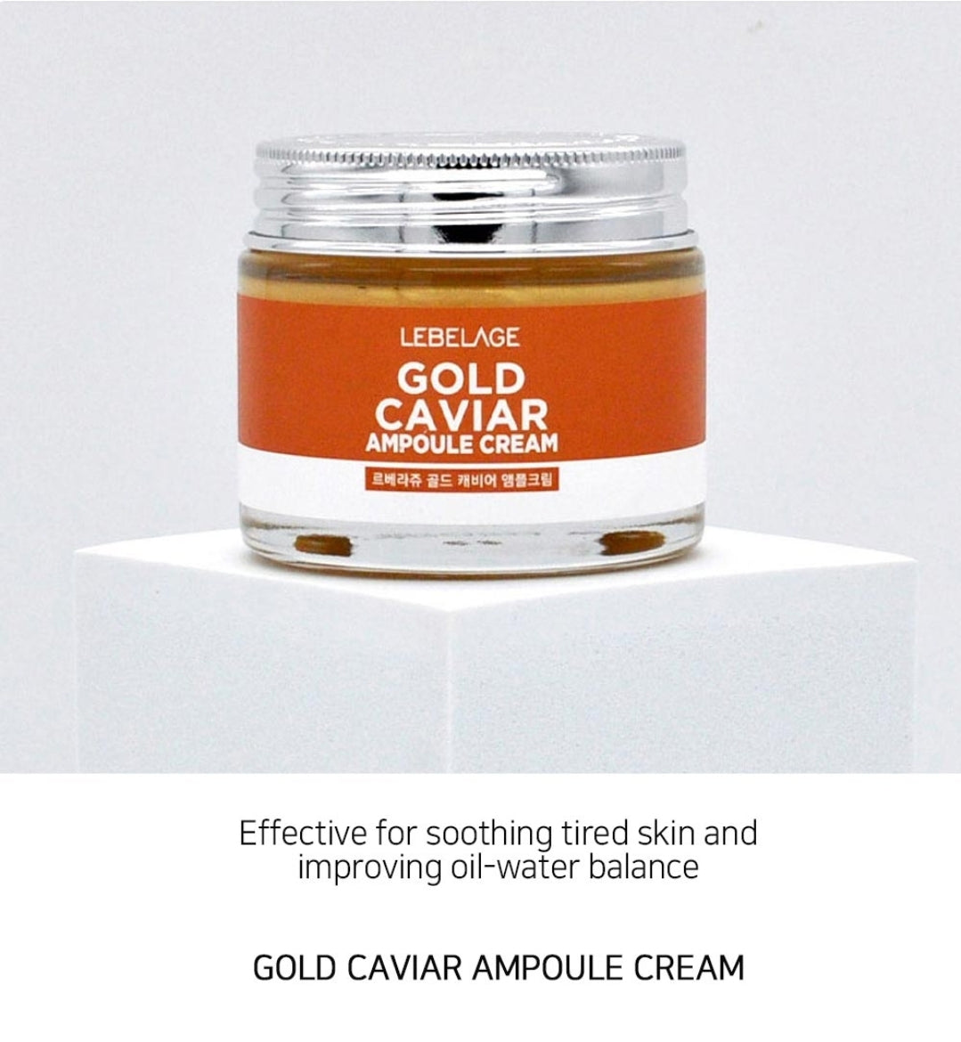 LEBELAGE Gold Caviar Ampoule Cream 70ml