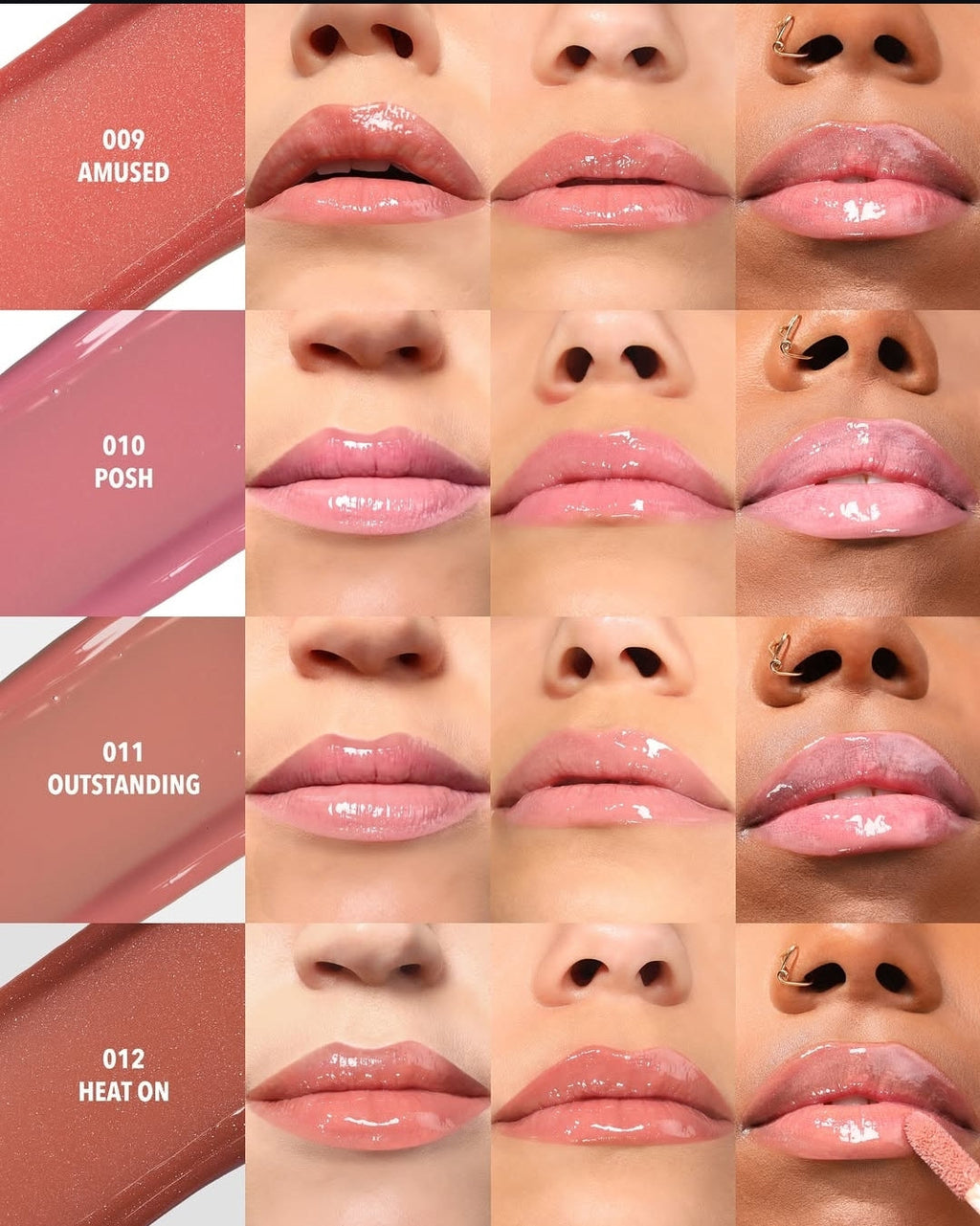 MOIRA Lip Glaze Lip Plumper | Refills | 3 pcs pack