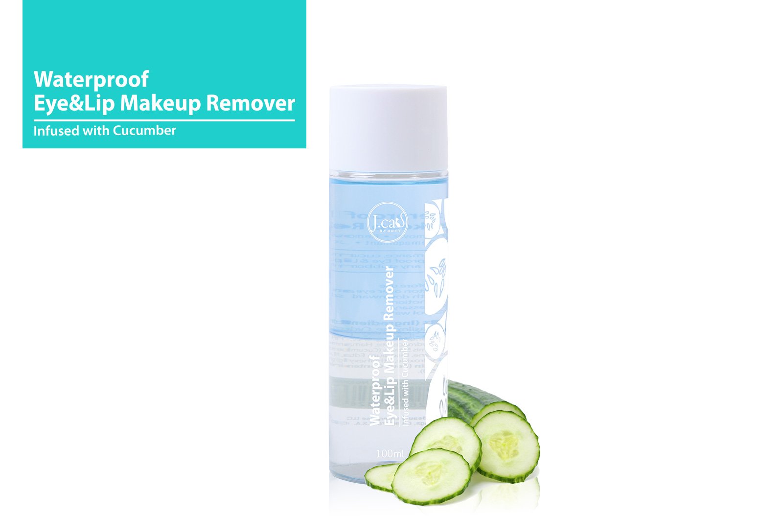 Jcat - Eye & Lip makeup Remover  / 12pcs display