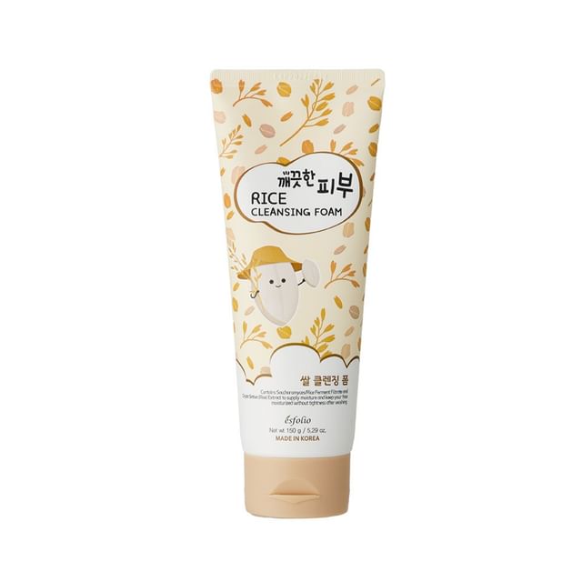 ESFOLIO Rice Cleansing Foam