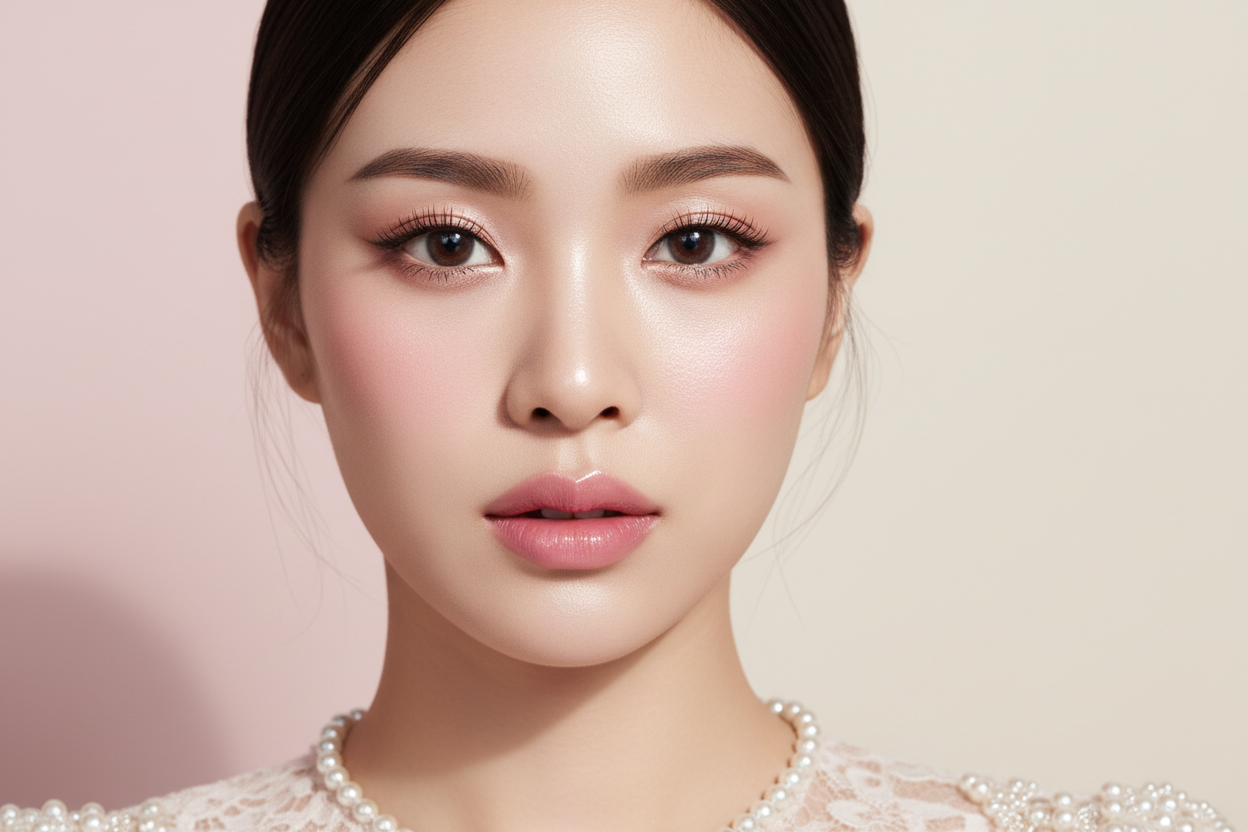 beauty full makeup Korean kpop girl