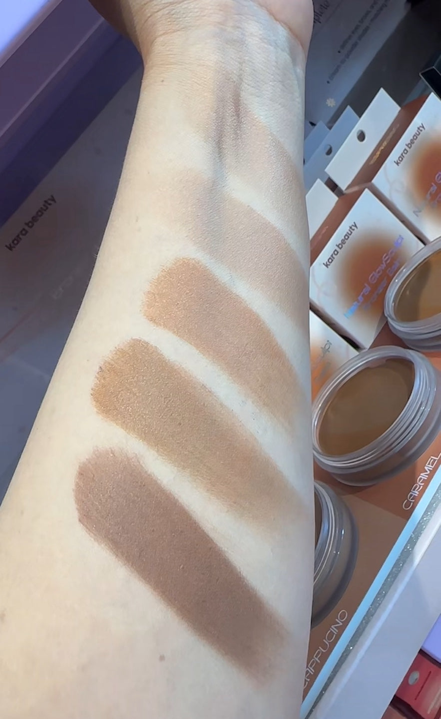 KARA BEAUTY Natural GlowSculpt Bronzer Balm / 20pcs Display + Tester free