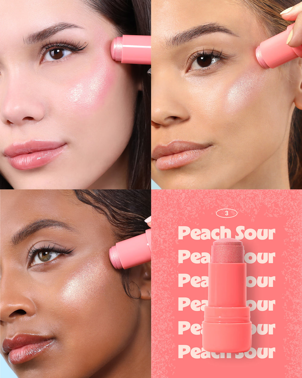 MOIRA Icy Glow Jelly Stick / 3pcs pack