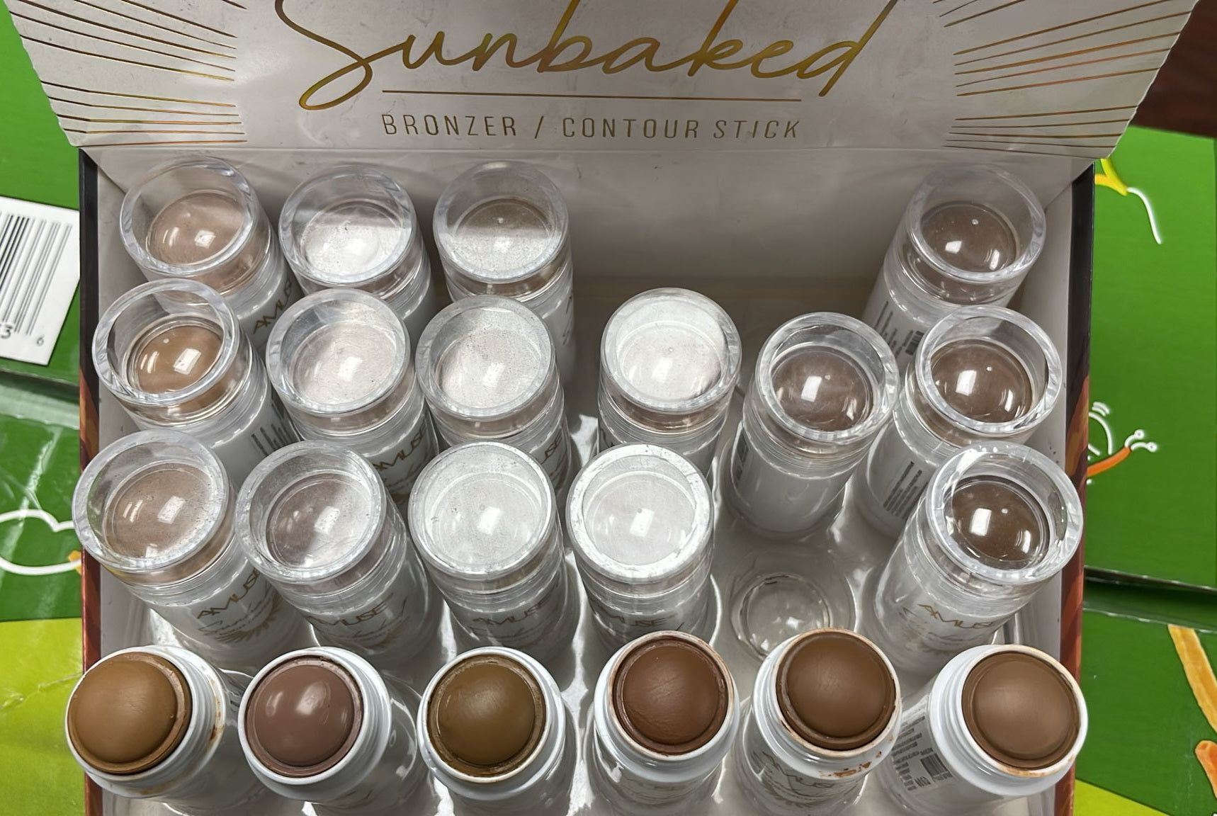 AMUSE Sunbaked Bronzer/Contour Stick / 24pcs Display