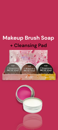 AMUSE Makeup Brush Soap + Cleansing Pad / 12pcs Display