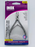 INOX Cuticle Nipper 1/4 Jaw / 12pcs Box