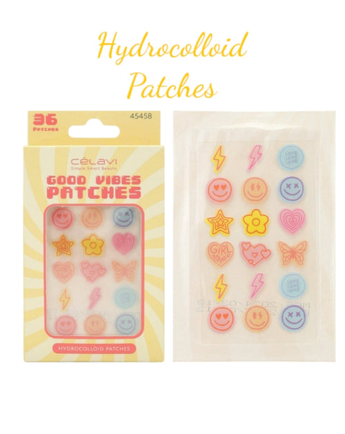 CELAVI Good Vibes Hydrocolloid Patches #45458 | 12 pack