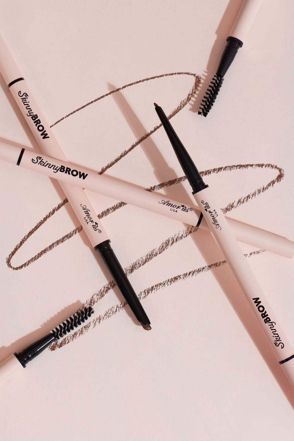 AMORUS Skinny Brow Rectractable Eyebrow Pencil  | 36pcs Display + Tester Free