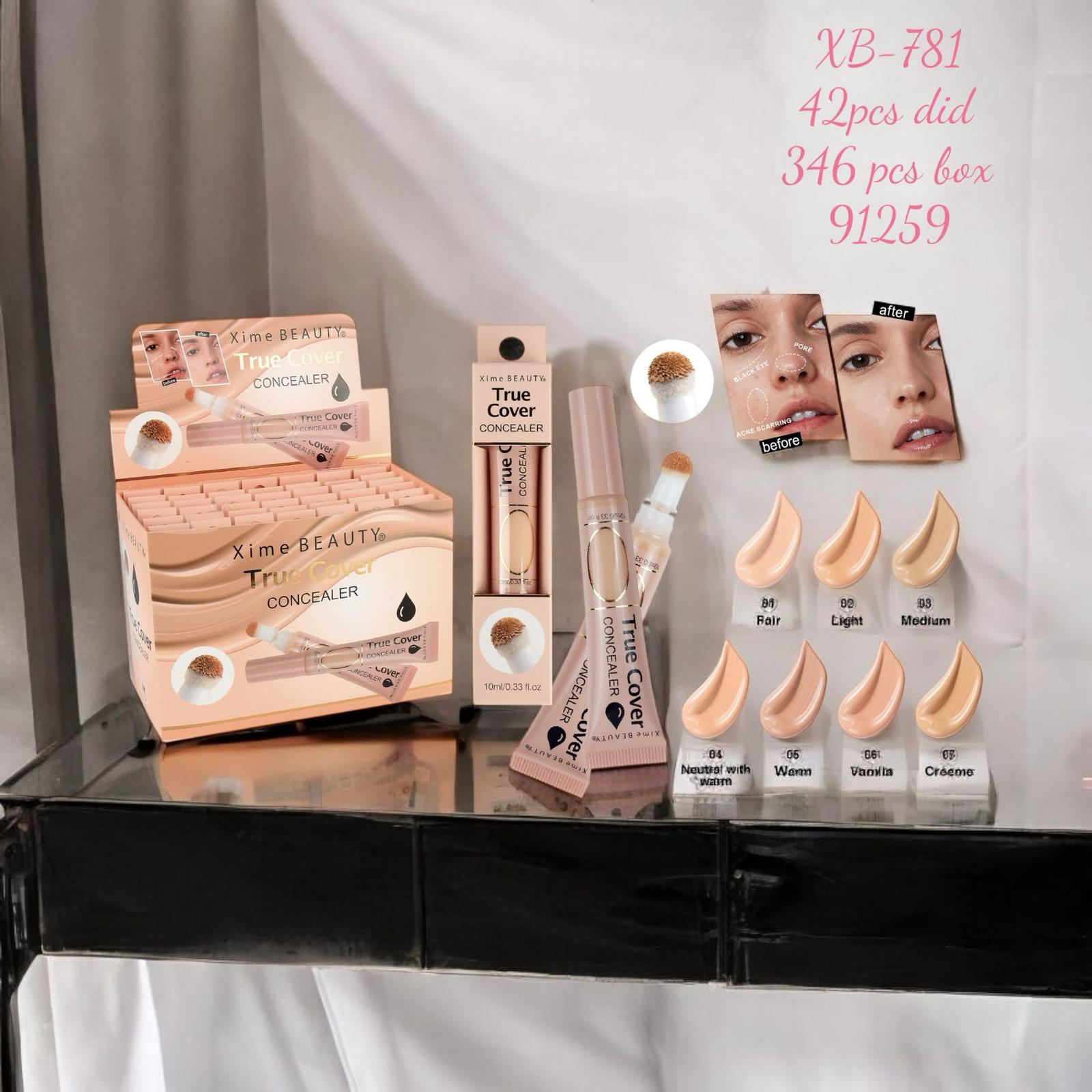 XIME BEAUTY True Cover Concealer  | 42pcs Display