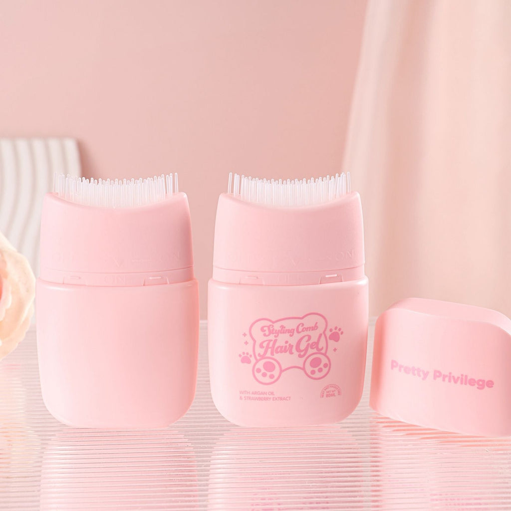 PRETTY PRIVILEGE Styling Comb Hair Gel 80ml / 12pcs Display
