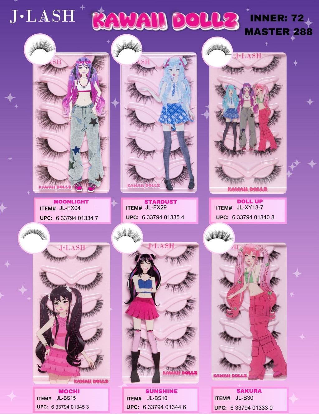 J LASH Kawaii Dollz Eyelashes