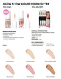 MOIRA Glow Show Liquid Highlighter GSLHSET w/Display 36pcs Display + Tester