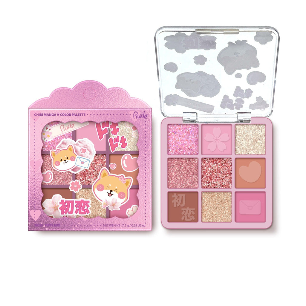 RUDE Chibi Manga Shadow Palette w/ Display 48pcs Display + Tester free