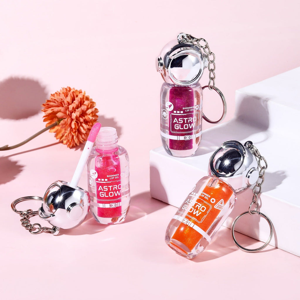 ROMANTIC BEAUTY Astro Glow Shimmer Lip Oil / 12pcs Display