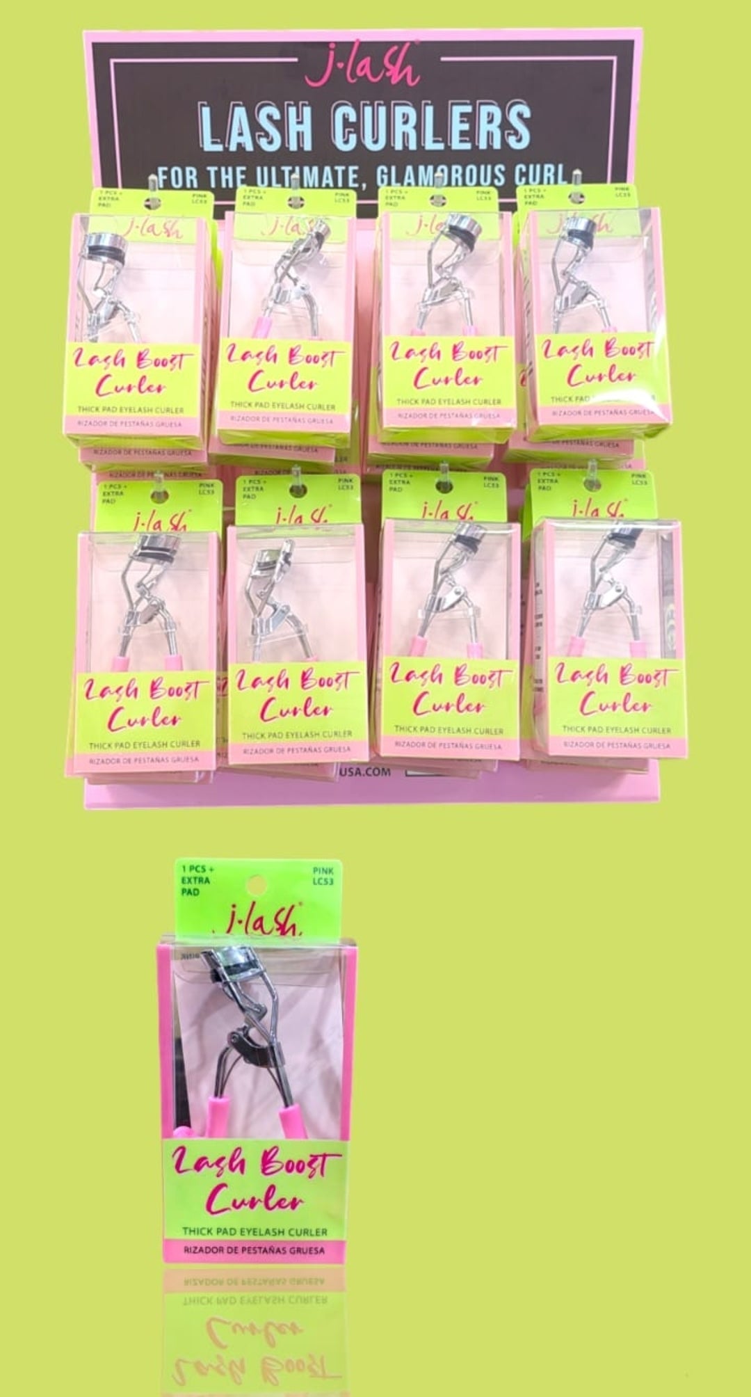 JLASH Lash Boost Curler #LC53 / 12pcs Box