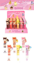 KEVIN&COCO Dessert LipGloss w/Keychain / 36pcs Display