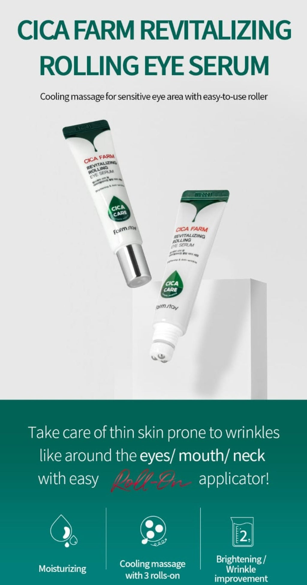 FARM STAY Revitalizing Rolling Eye Serum 25ml