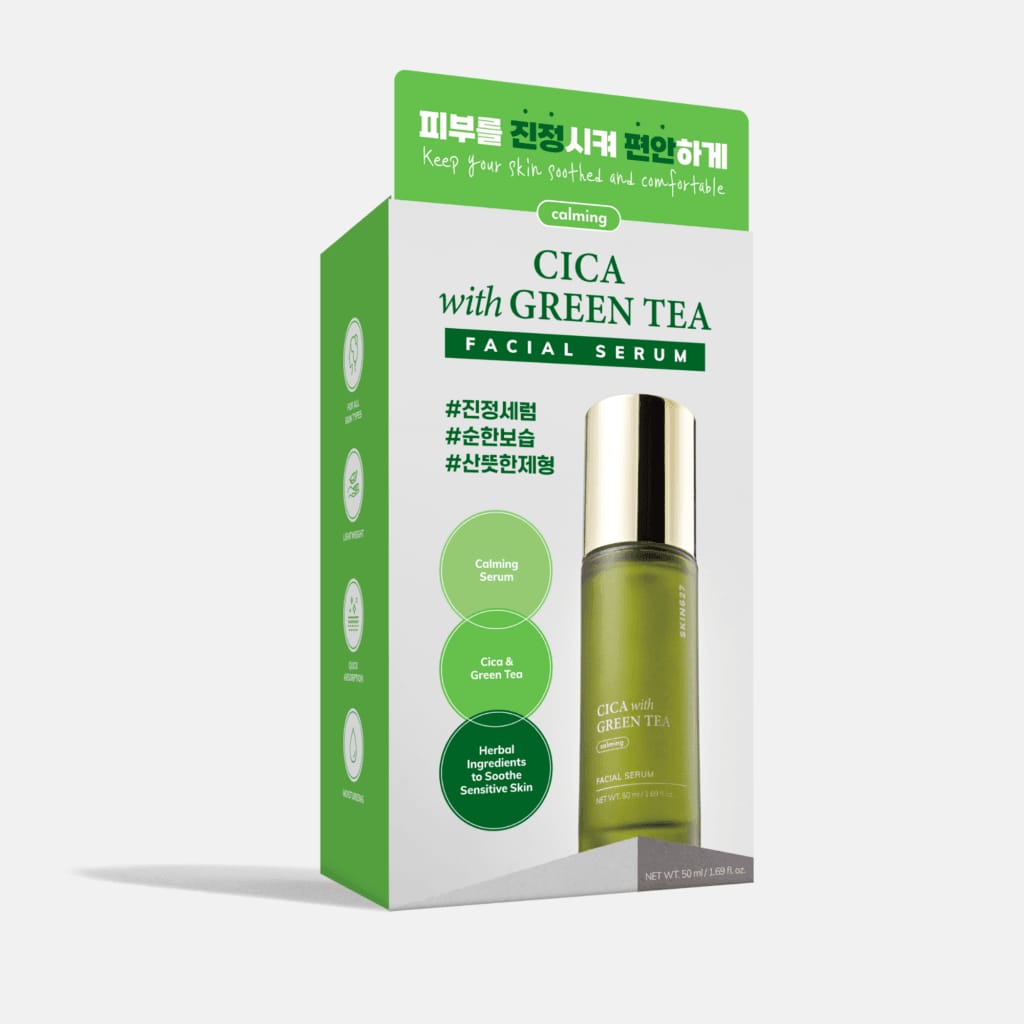 SKIN627 Cica With Green Tea Facial Serum 50ml