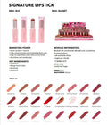 MOIRA Signature Lipstick Balm Texture  + Lip Shine w/ Display 72pcs Display + Tester
