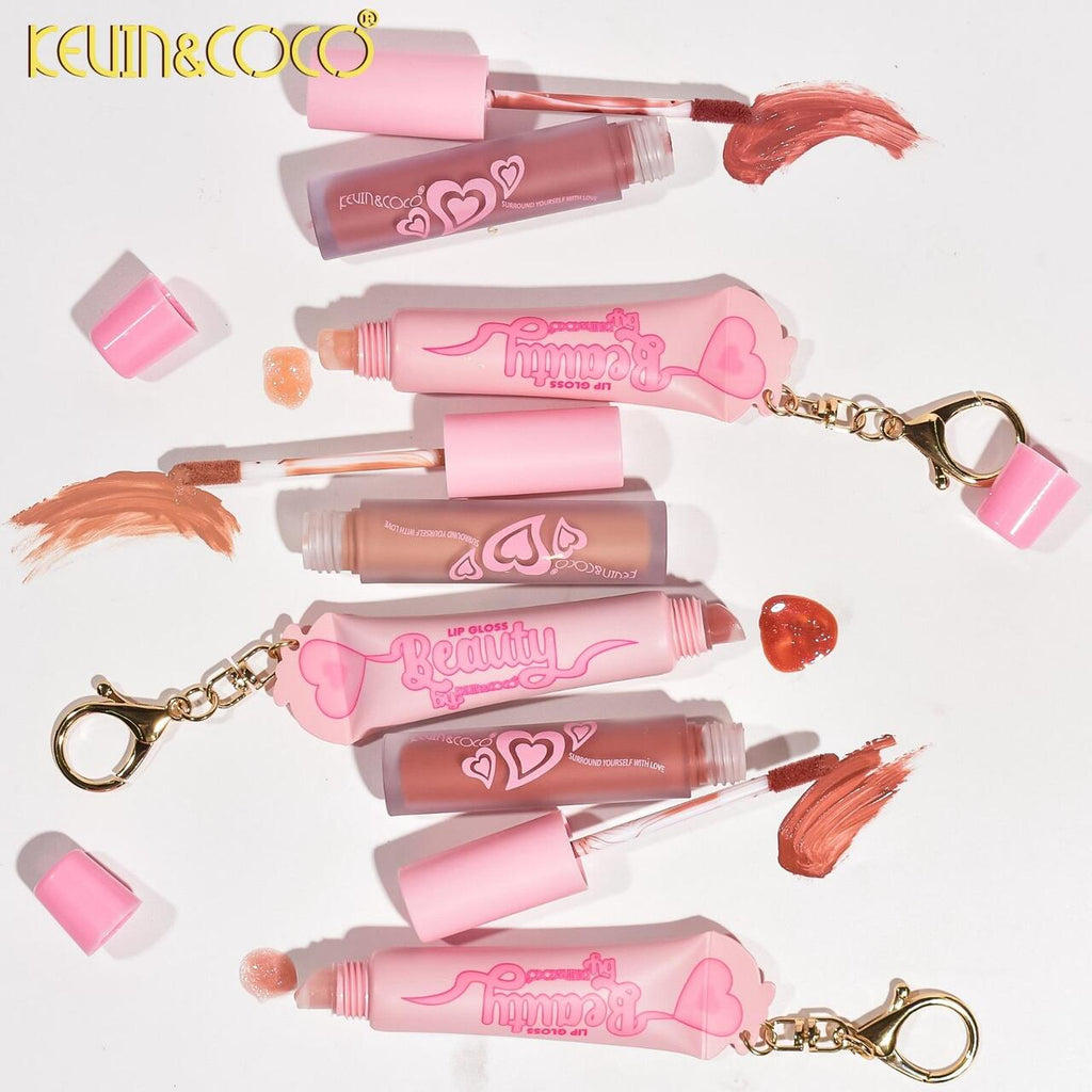 KEVIN & COCO Dream Beauty Key Chain Lip Gloss Set / 18set Display