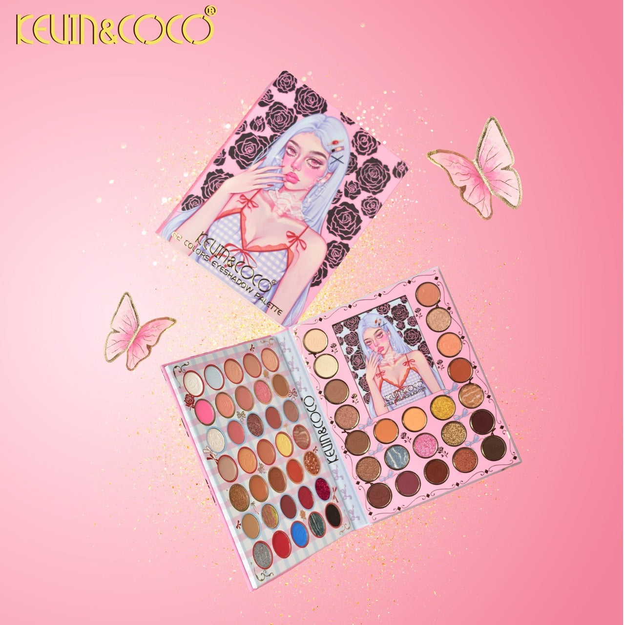 KEVIN&COCO 62 Color Eyeshadow Palette
