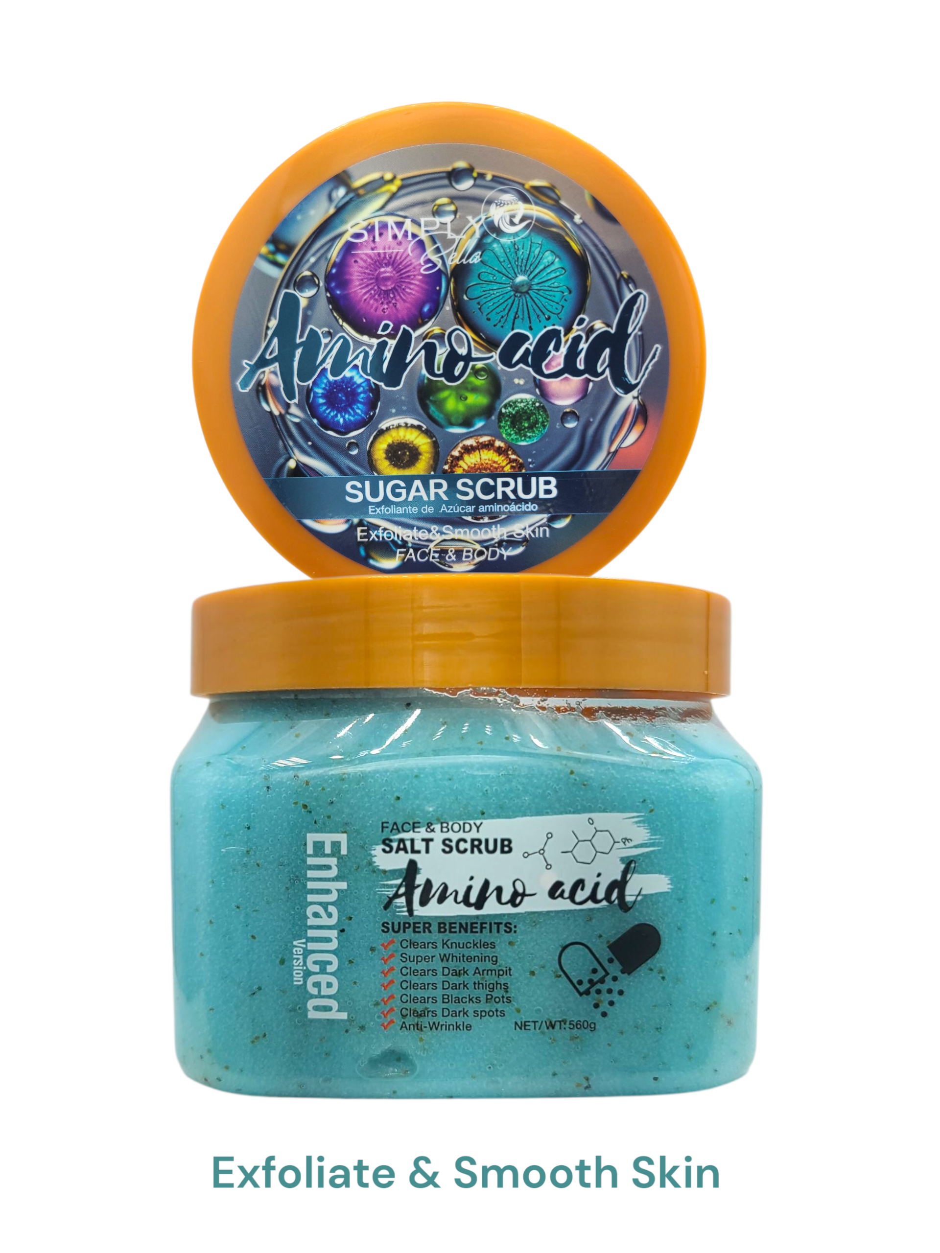 SIMPLY BELLA Amino Acid Sugar Scrub 560G