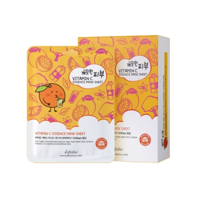 ESFOLIO Essence Mask Sheet - Vitamin C