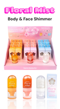 KARA BEAUTY Flora Mist Shimmer Spray / 18pcs Display + Tester