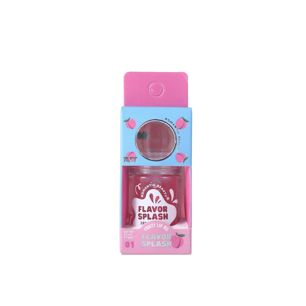 ROMANTIC BEAUTY Flavor Splash Fruity Lip Oil / 24pcs Display