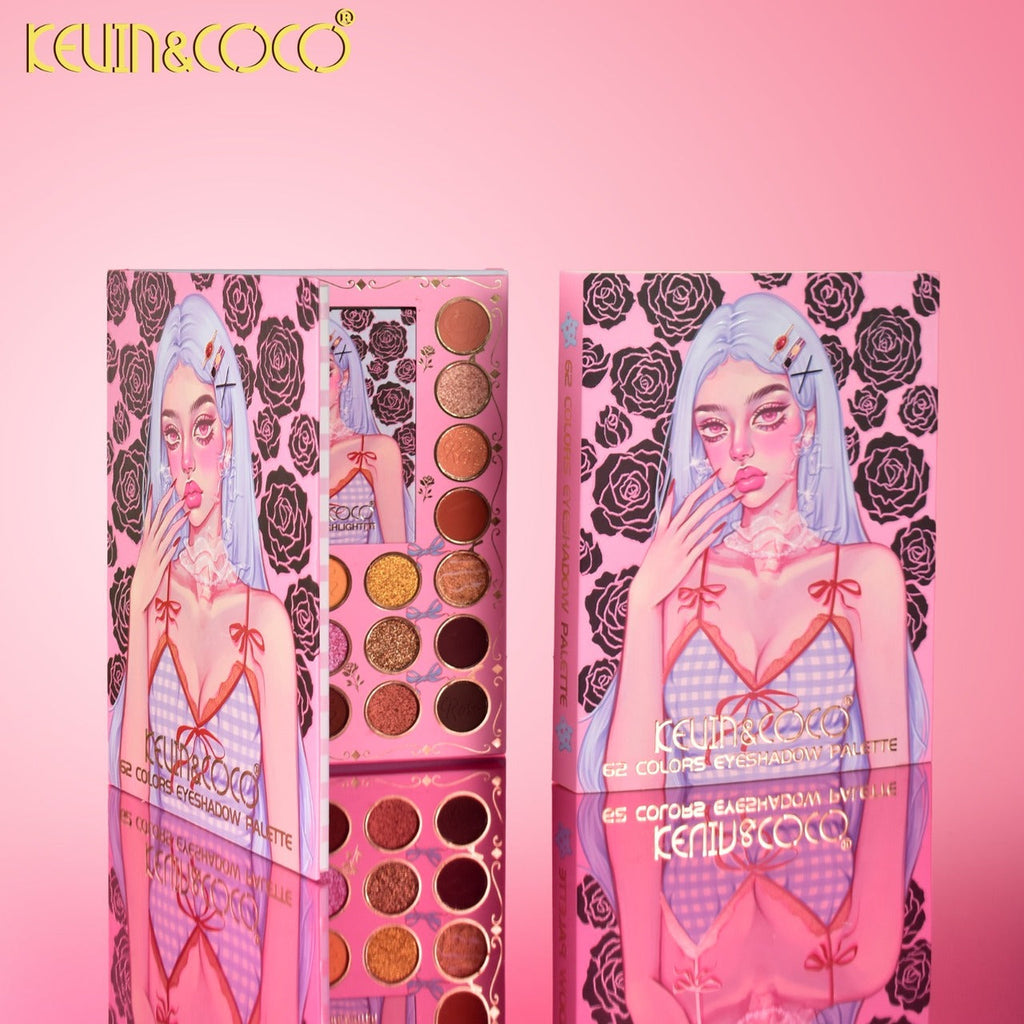 KEVIN&COCO 62 Color Eyeshadow Palette