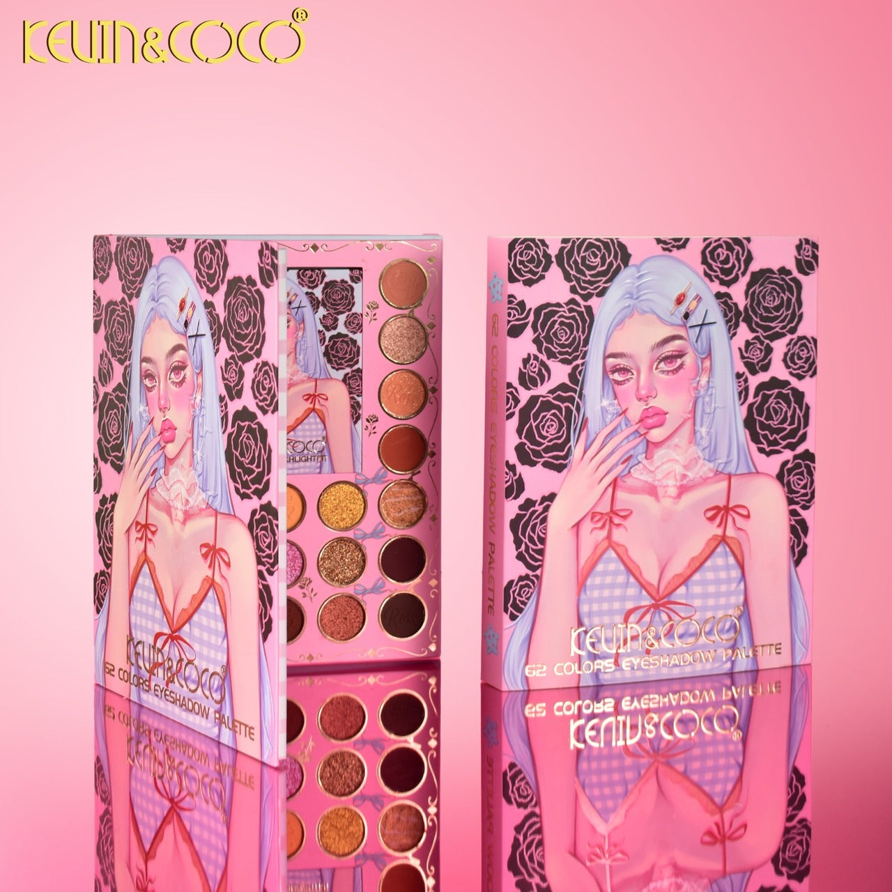 KEVIN&COCO 62 Color Eyeshadow Palette