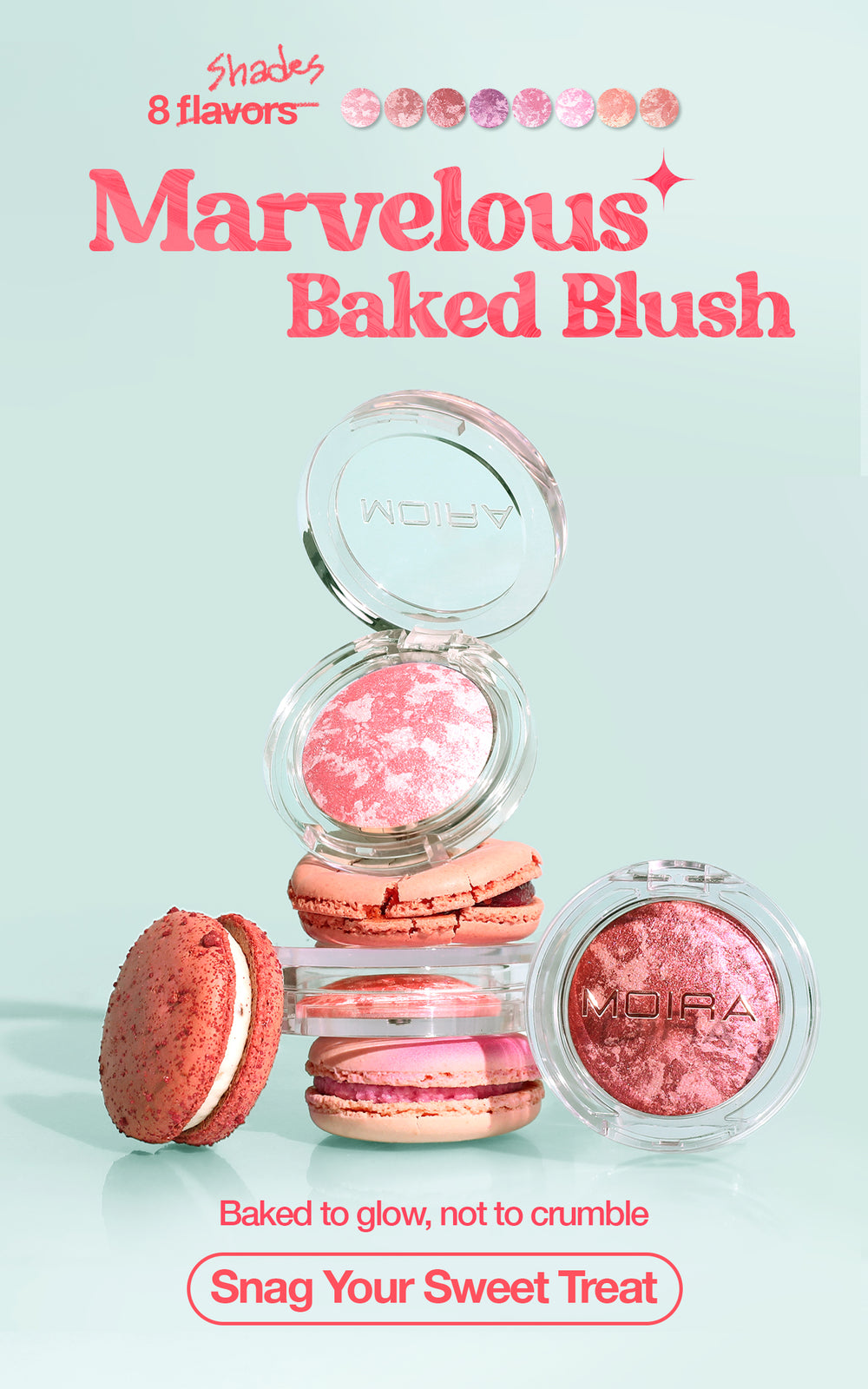 MOIRA Marvelous Baked Blush / 3pcs Box