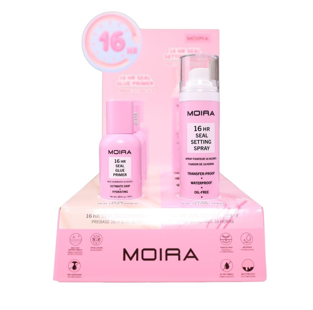 MOIRA 16hr Seal Collection Set / 6pcs Display + Tester