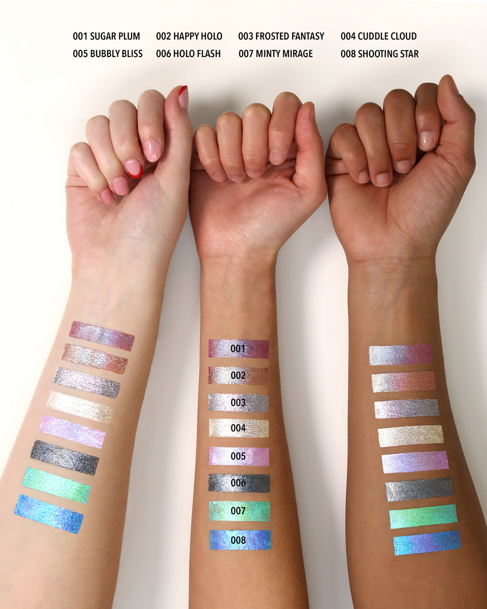 MOIRA Pris Pop Pigment w/ Display PPPSET | 24pcs Display + Tester