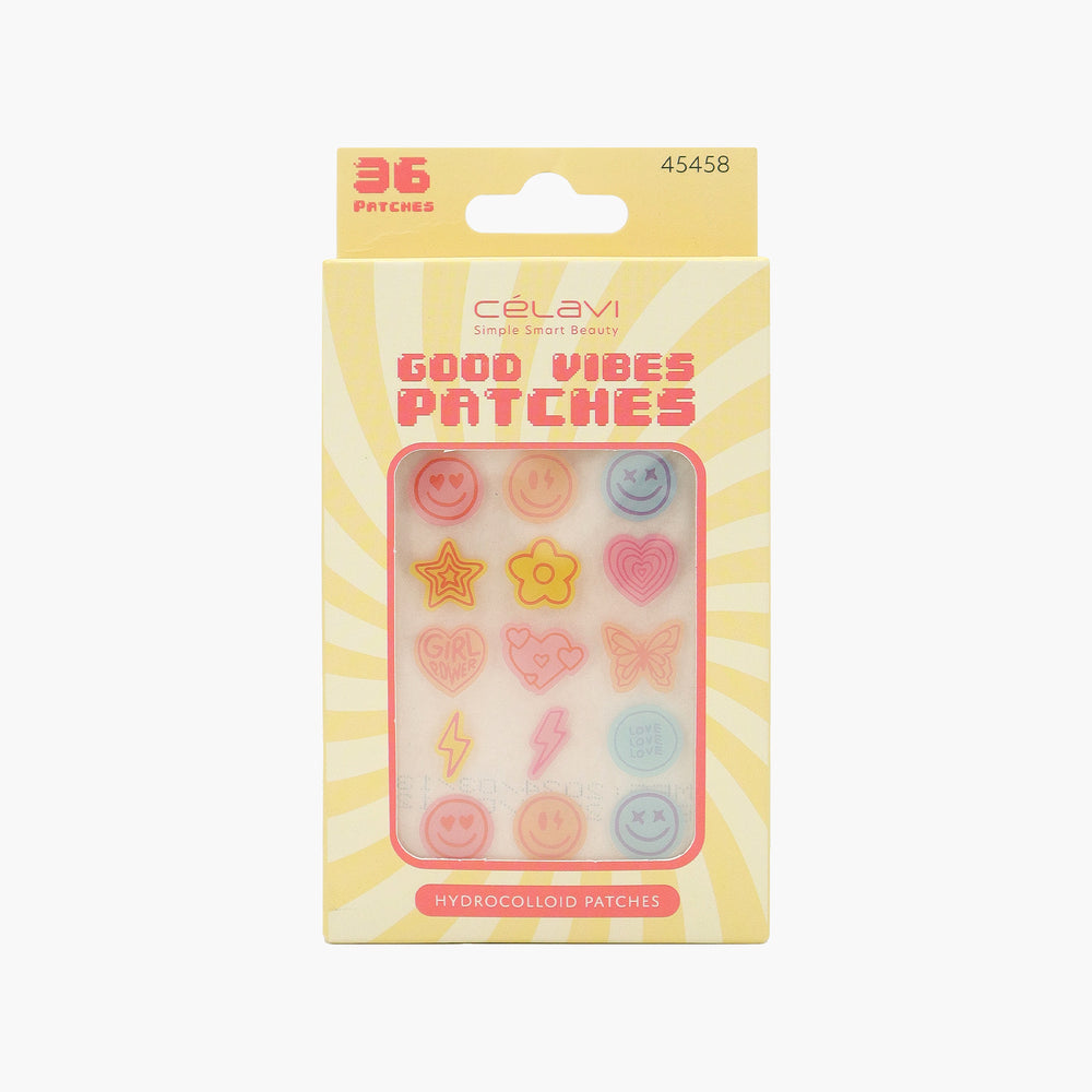 CELAVI Good Vibes Hydrocolloid Patches #45458 | 12 pack