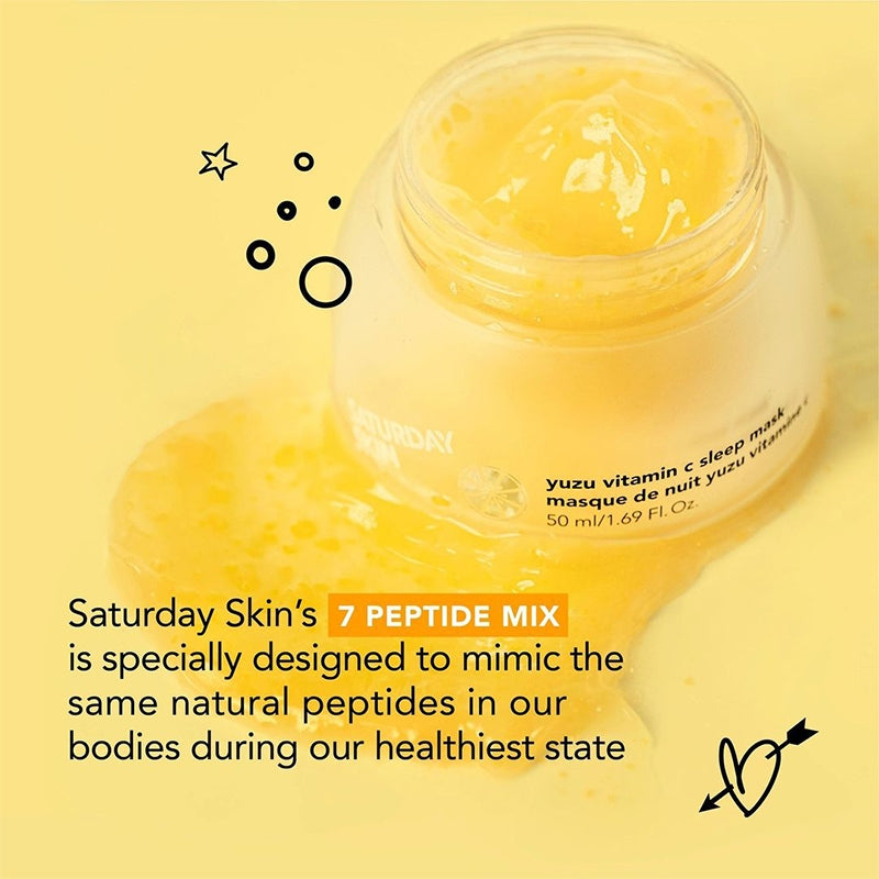 SATURDAY SKIN Yuzu Vitamin C Sleep Mask