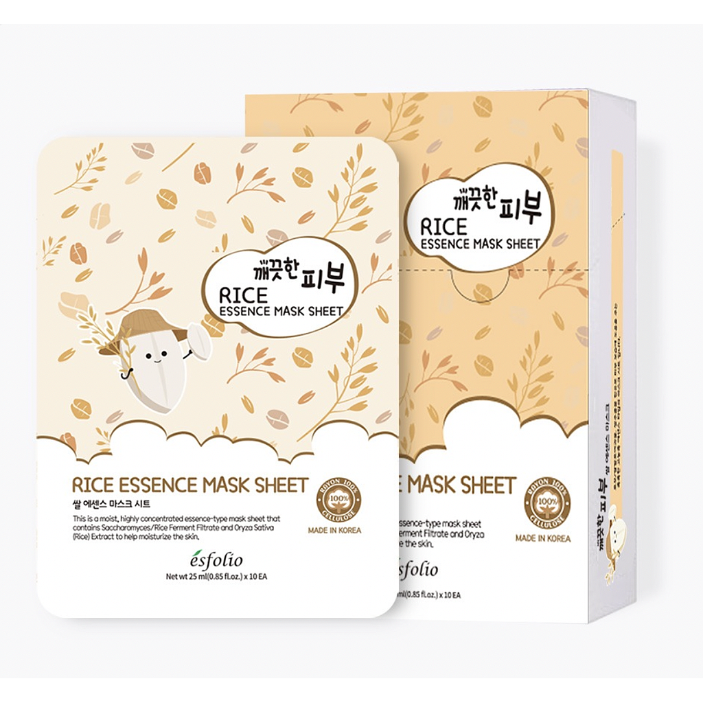ESFOLIO Essence Mask Sheet - Rice