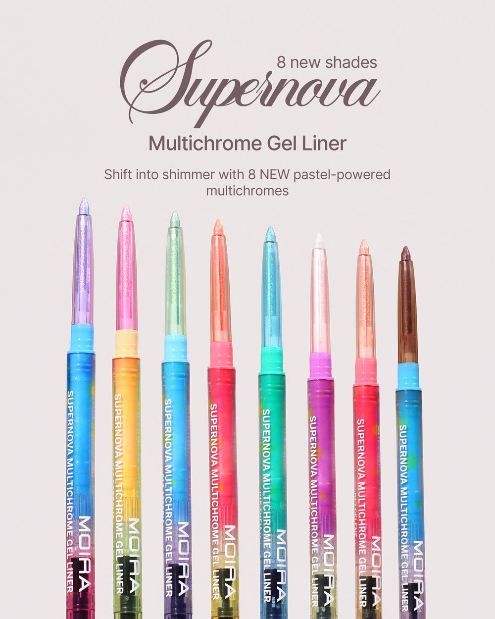 MOIRA SuperNova Multichrome Gel Liner (SMGL) Refills | 3pcs Box