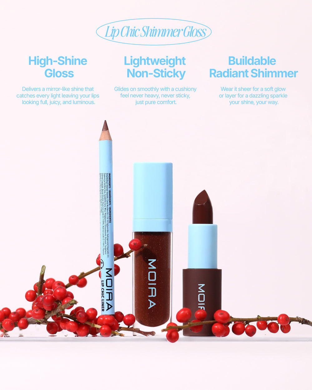MOIRA Lip Chic Liner / 6pcs Pack