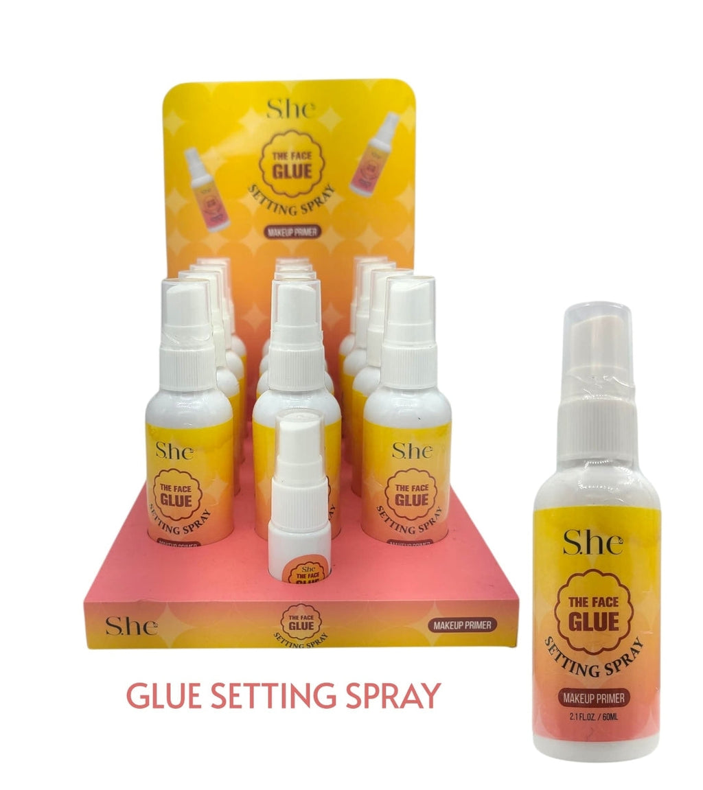 S.HE MAKEUP The Face Glue Setting Spray / 12pcs Display