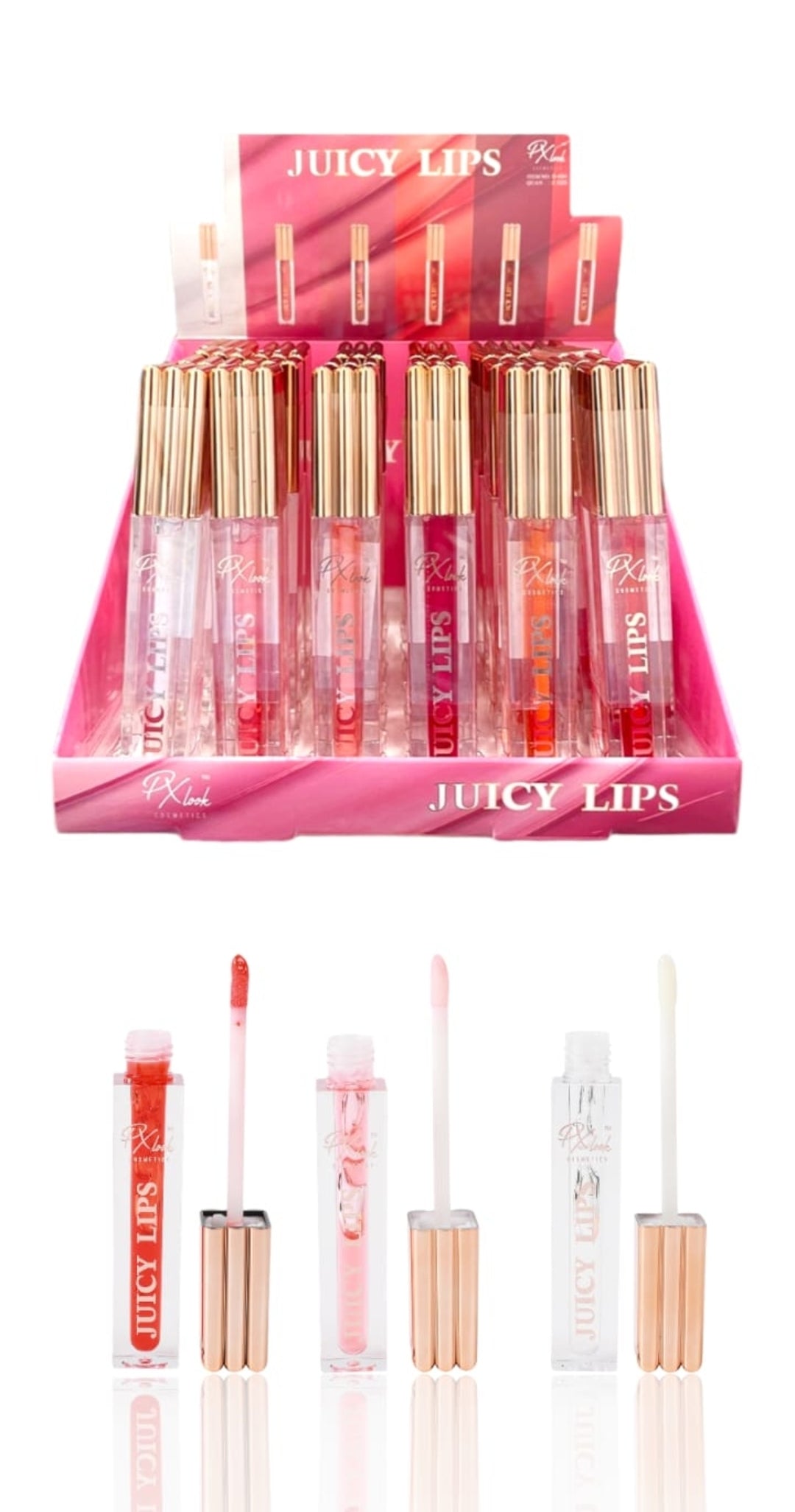 PX LOOK Juicy Lips #S-494 / 24pcs Display