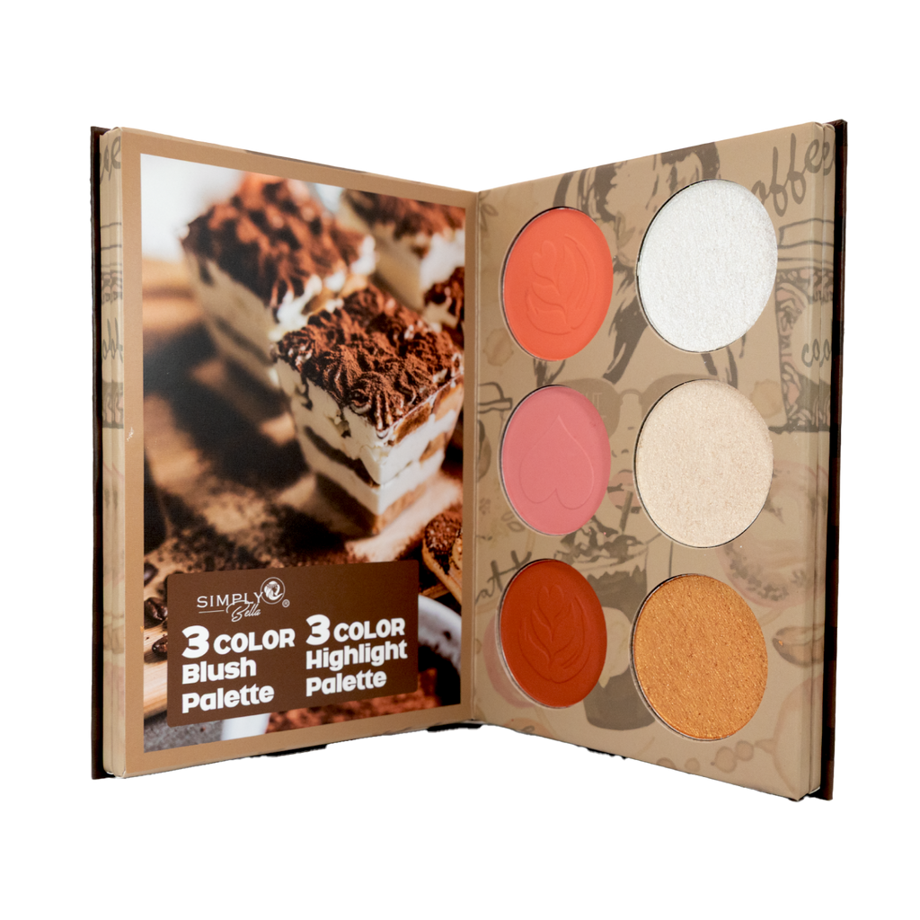 SIMPLY BELLA Coffe Time Book Face Palette