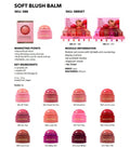 MOIRA Soft Blush Balm w/ Display | 36pcs