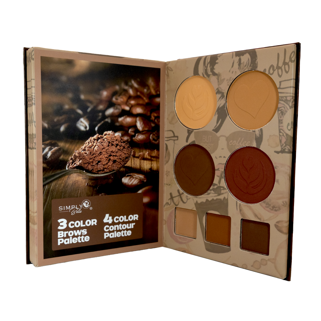 SIMPLY BELLA Coffe Time Book Face Palette