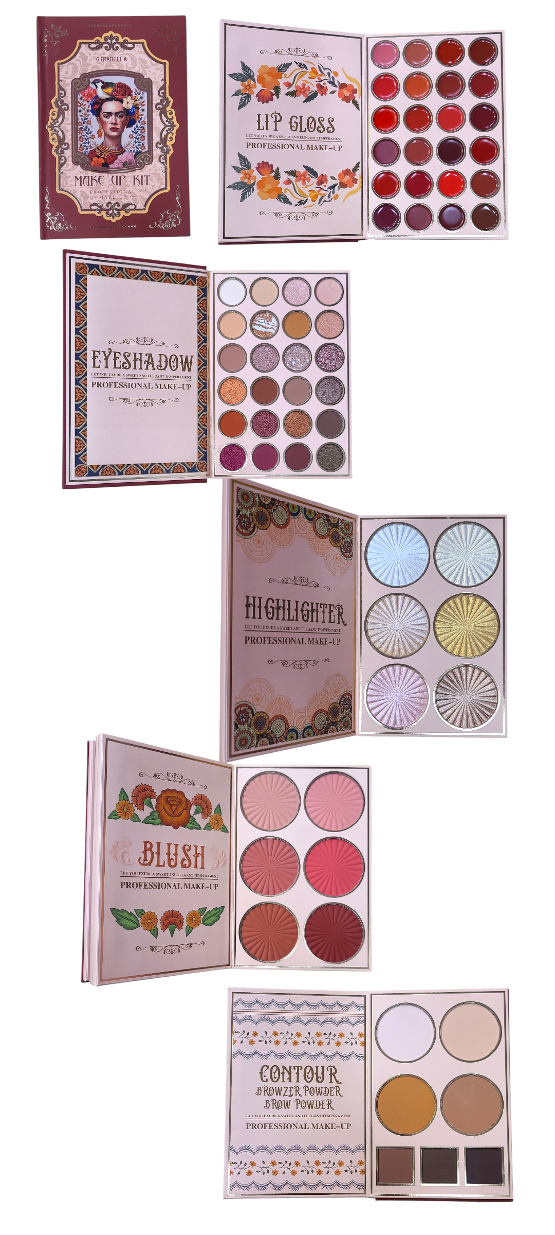 GIRABELLA Makeup Kit Face palette