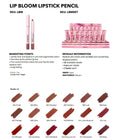 MOIRA Lip Bloom Lipstick Pencil w/Display 54pcs Display + Tester