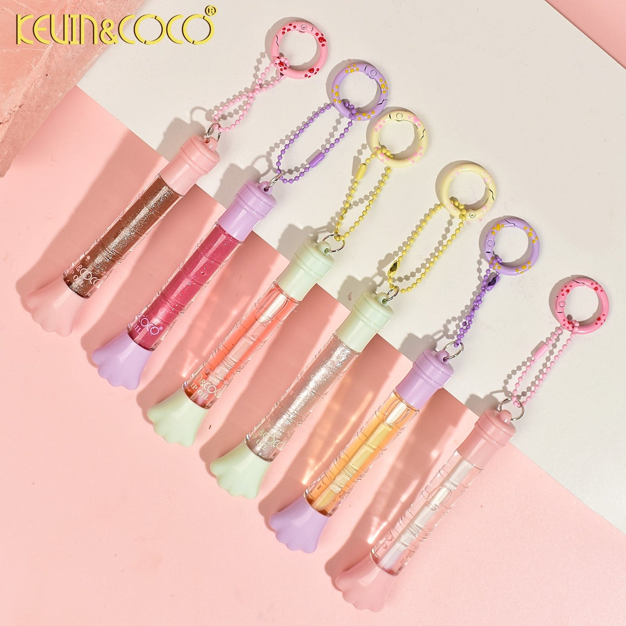 KEVIN&COCO Lip Oil Keychain / 24pcs Display