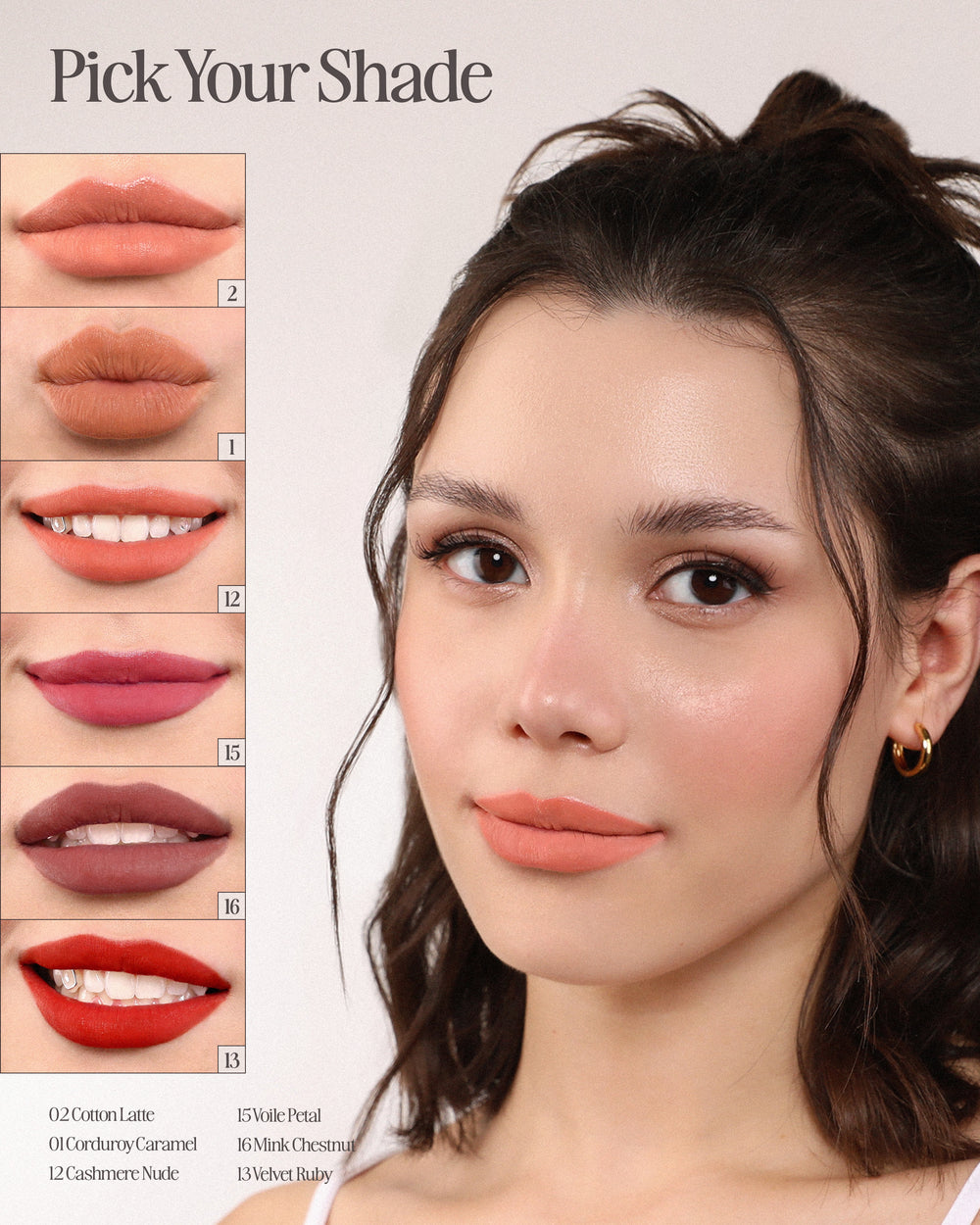 MOIRA Cushion Kiss Lip Cream / 3pcs Box